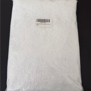 Clear Vinyl Tablecloth with Lace Trim - 51 x 70 - White